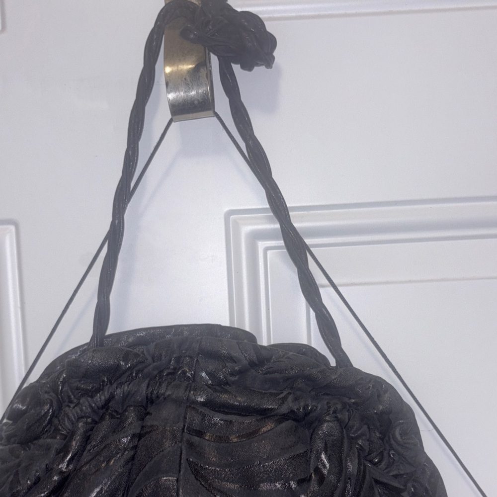Elegant Black Clutch with Colorful Accents vintage - Picture 7 of 7